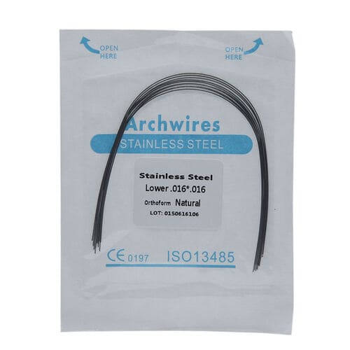 Dental Arch Form Ortodoncia Bracing Stainless Steel Arch Wires