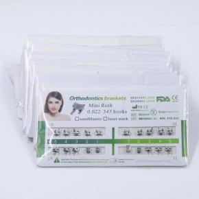 Orthodontic Brackets Mini MBT Roth Mesh Base 022 345 Braces Hooks